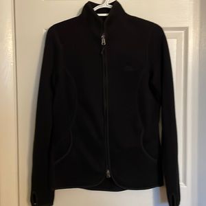 EUC The North Face Black full zip size m bottom zipper goes up & down
